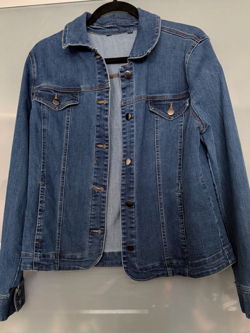 Classic Women's Denim Jacket - Blue